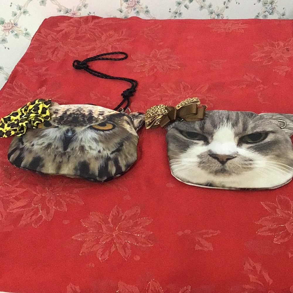 Rising International Owl & the Pussycat Sm Decorated Shoulder Bag NWOT. Pick 1.